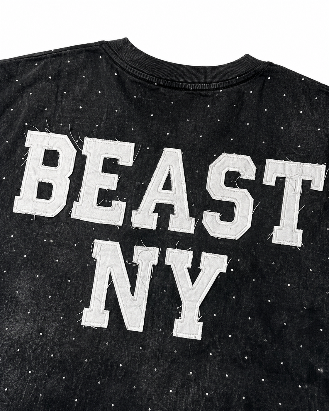 Concrete Jungle Statue of Liberty - Rhinestone Acid Washed Tee (Beast NY Collection)