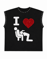 Concrete Jungle’s I Love Head  Sleeveless